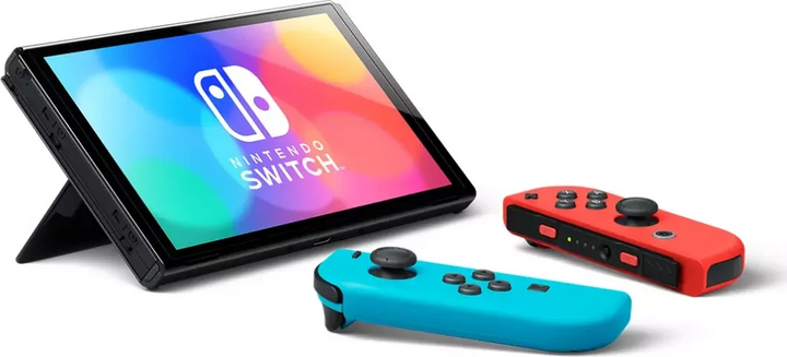 Nintendo Switch - OLED Model (Neon Blue/Neon Red)